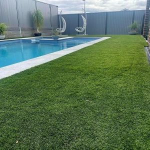 artificial grass pool landscaping no slip astro turf All About Turf