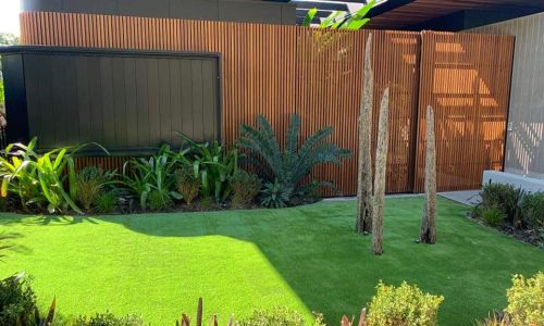 artificial turf landscape feature no maintenance All About Turf